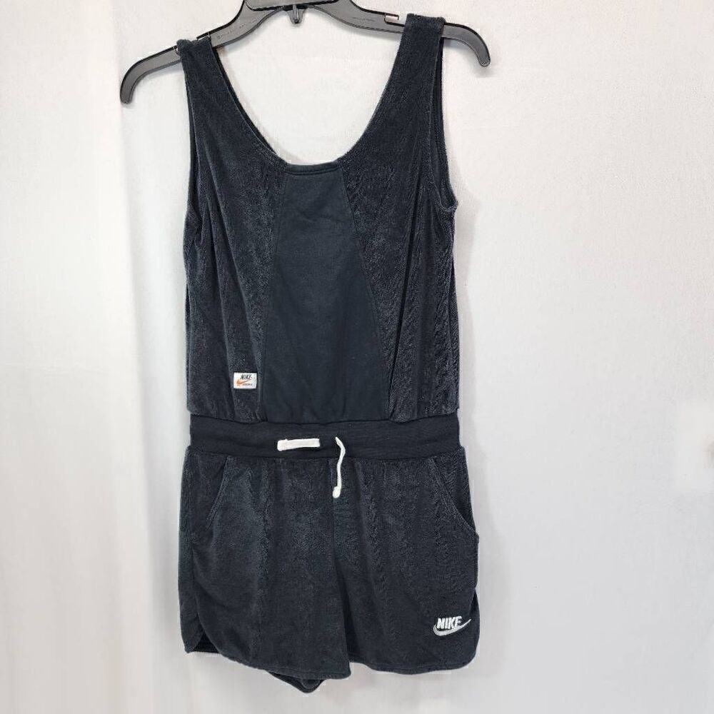 Nike Size Large Terry Cloth Jumper Shorts Black Youth
